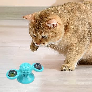 Amazon | 風車猫おもちゃ、屋内猫用インタラクティブ猫おもちゃ